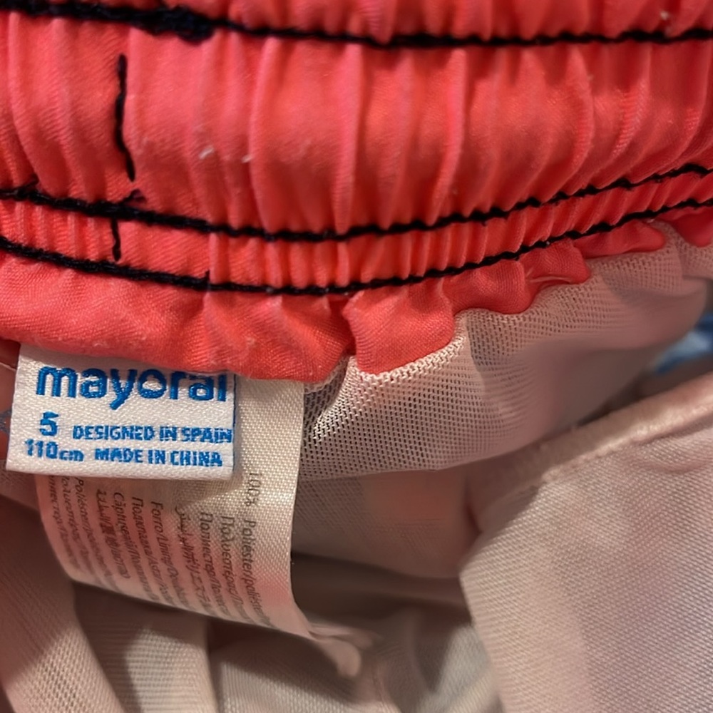 Mayoral Swim Shorts size 5 little kid - Picture 3 of 4